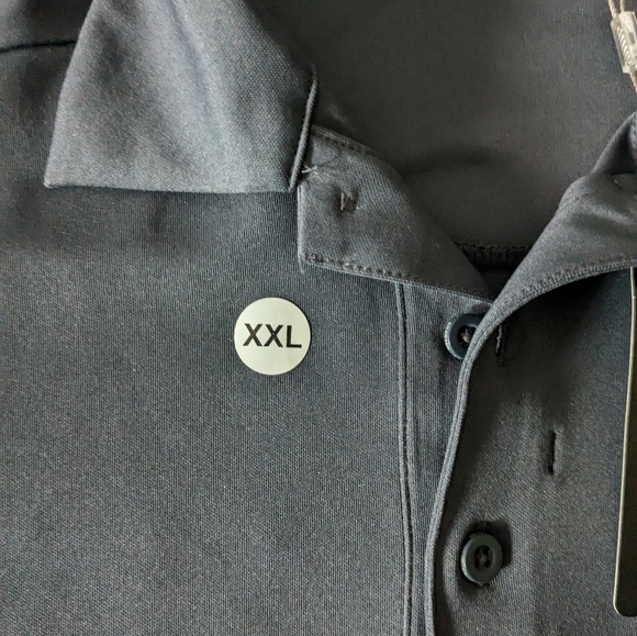 Ogio Men 2XL Grey Golf Polo Unplugged Performance NWT Tesla Parts Company - Picture 3 of 7